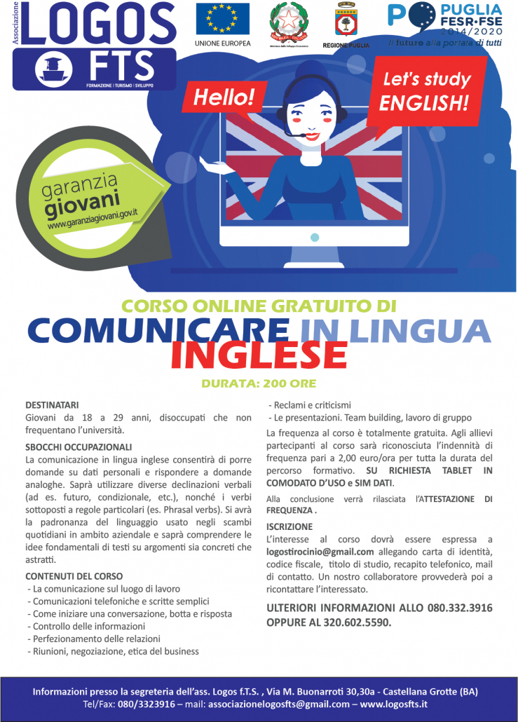 Comunicare in lingua inglese