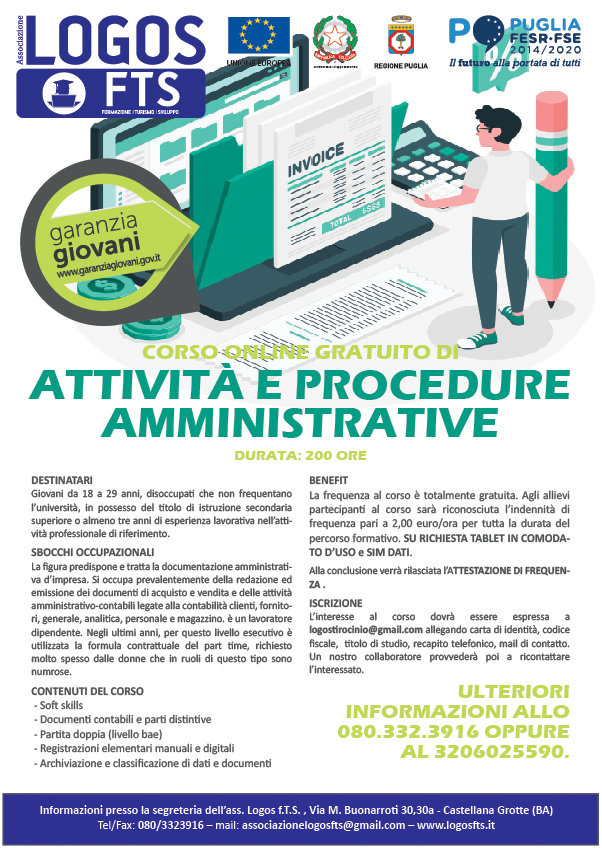 Attività e procedure amministrative